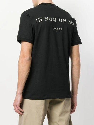 Shop Ih Nom Uh Nit Palm Print Oversized T In Black