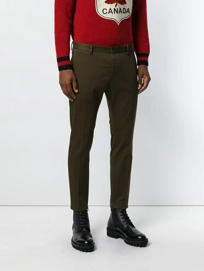 Shop Dsquared2 Casual Cropped Chinos