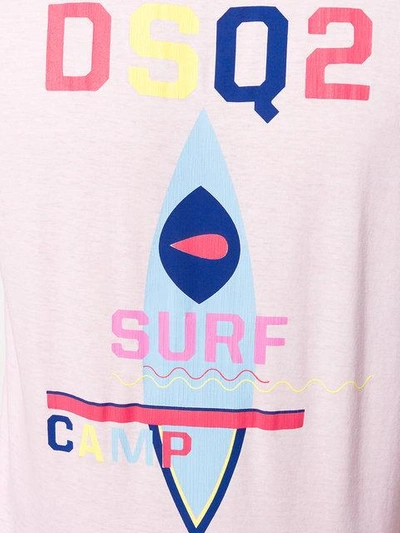 Shop Dsquared2 Surf Camp Print T