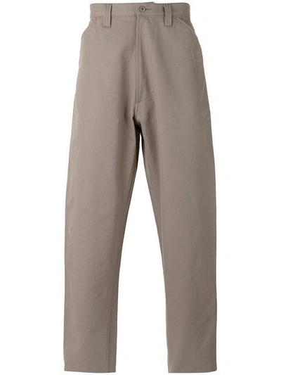 Shop E. Tautz Chore Trousers - Grey