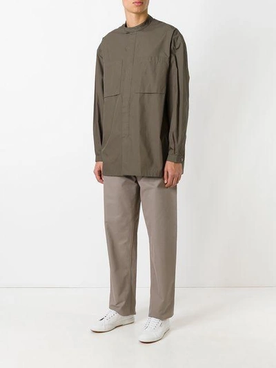 Shop E. Tautz Chore Trousers - Grey
