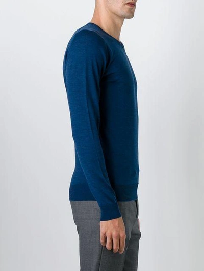 Shop John Smedley 'ashmount' Sweater - Blue