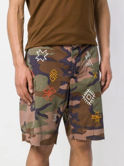 Shop Htc Los Angeles Camouflage Fitted Shorts