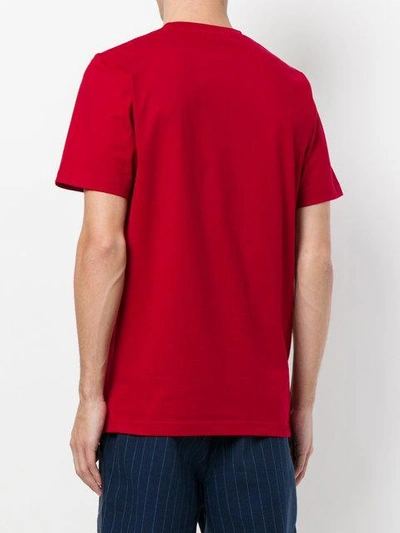 Shop Andrea Crews Slogan Print T-shirt In Red