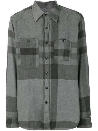 Shop Engineered Garments Check Shirt - Grey