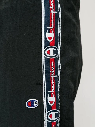 logo side stripe track pants