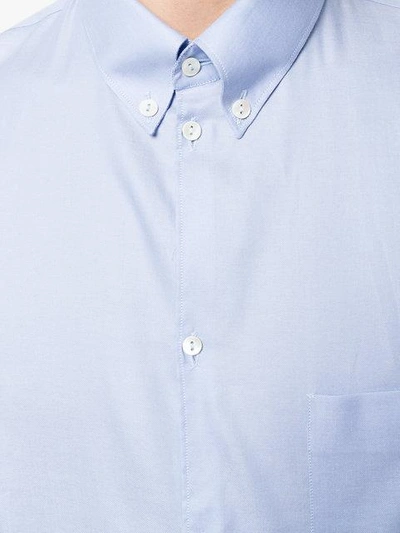 cropped button down shirt
