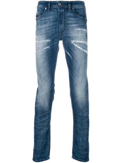 Shop Diesel Thommer 084qw Jeans In Blue