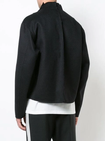 Shop Yang Li Ma-1 Exposed Seam Bomber Jacket