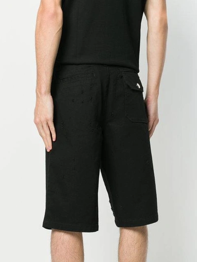 Givenchy Distressed Effect Bermuda Shorts