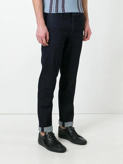 Shop Prada Slim-fit Jeans - Blue