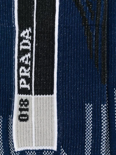 Shop Prada Colour-block Socks - Blue