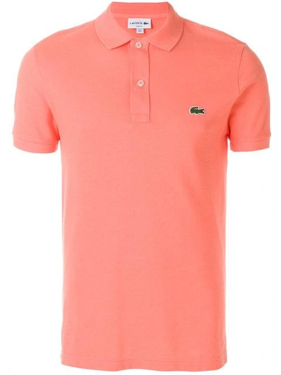 Shop Lacoste Classic Polo Shirt In Yellow & Orange