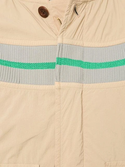 Shop Kolor Ribbed Detail Bomber Jacket