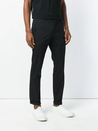 Shop Prada Slim Fit Trousers
