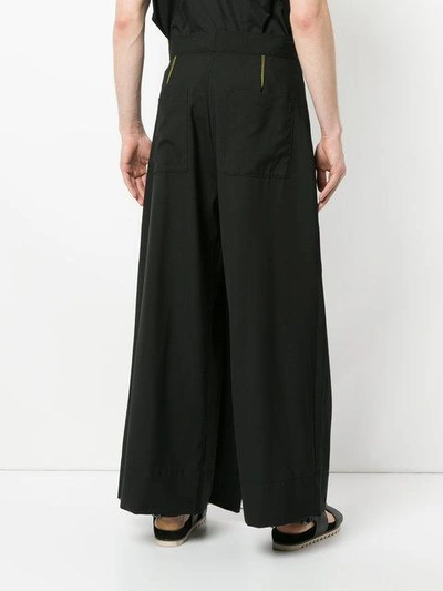 Shop Berthold Wrap Trousers In Black