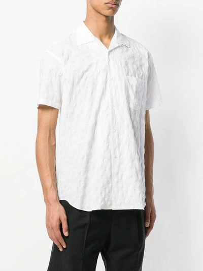 Shop Comme Des Garçons Shirt Short Sleeved Shirt - White