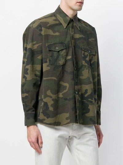 Shop Our Legacy Camouflage Oversize Shirt