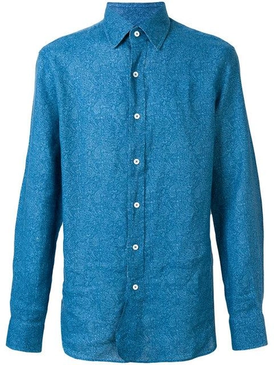 Shop Doppiaa Assisi Shirt - Blue