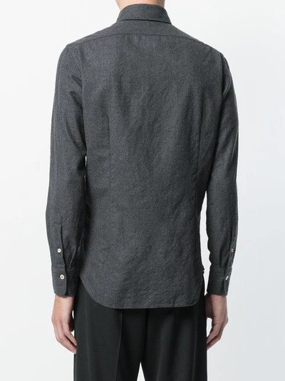 Shop Alessandro Gherardi Long Sleeved Shirt - Grey