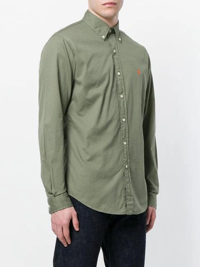 Shop Polo Ralph Lauren Button Down Shirt In Green