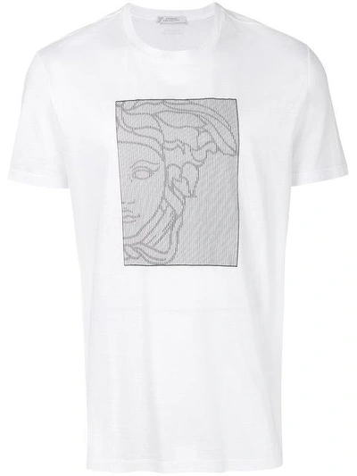 Shop Versace Medusa Print T-shirt