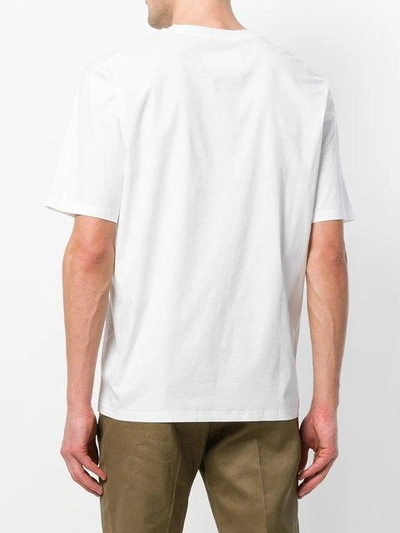 Jil Sander Half Sleeve T-shirt In White