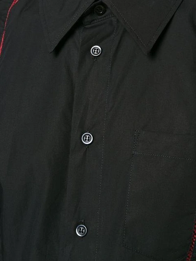 Yang Li Eyelet-trimmed Poplin Shirt In Black