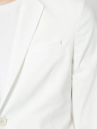 Shop Neil Barrett Fitted Blazer In White