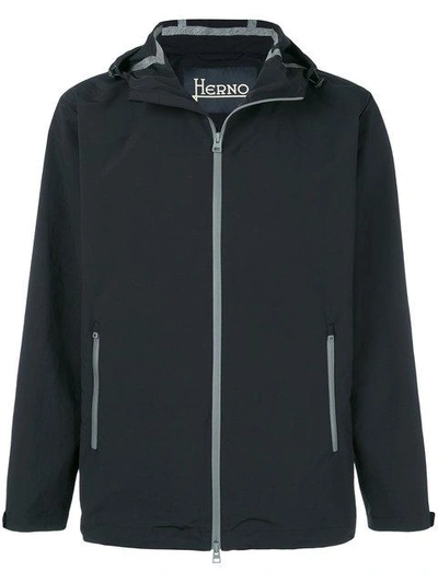 Shop Herno Zipped Waterproof Jacket