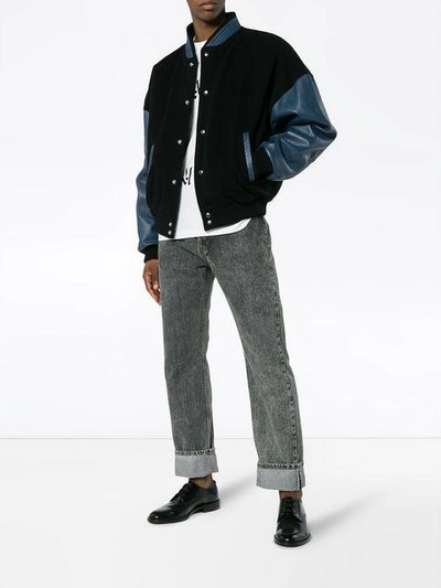 Shop Willy Chavarria Dugout Bomber Jacket