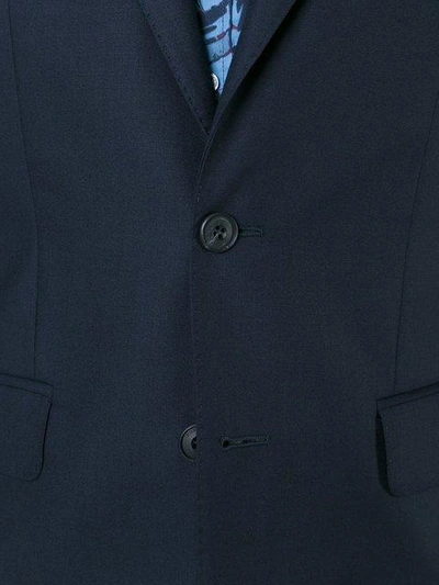 Shop Burberry Slim Fit Wool Suit In Blue