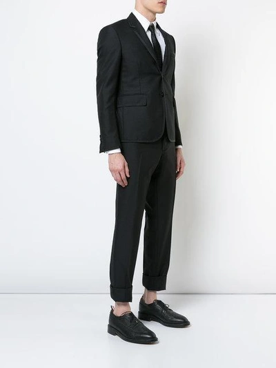Shop Thom Browne Cropped Design Suit