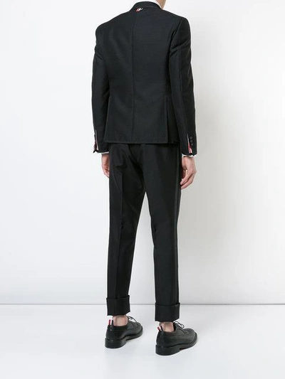 Shop Thom Browne Cropped Design Suit