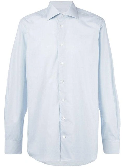 Shop Hardy Amies Checked Cotton Shirt