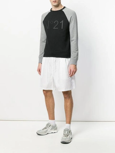 Shop N°21 Nº21 Logo Sweatshirt - Black