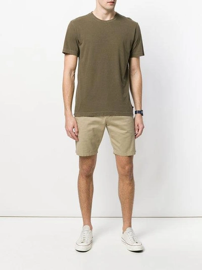 Shop James Perse Short Sleeved T In Green