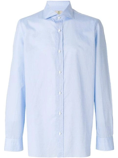 Shop Borrelli Classic Oxford Shirt - Blue