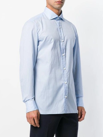 Shop Borrelli Classic Oxford Shirt - Blue