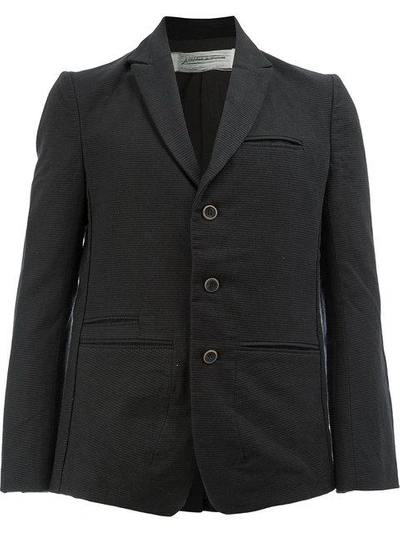 Shop Individual Sentiments Straight-fit Blazer - Black