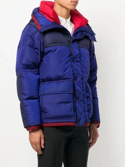 Moncler Empire K2 Panelled Quilted Shell Down Jacket In Blue | ModeSens