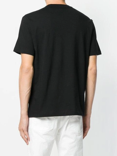 Shop Versace Embroidered Medusa T-shirt - Black