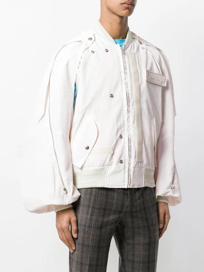 Shop Walter Van Beirendonck Bomber Jacket In White