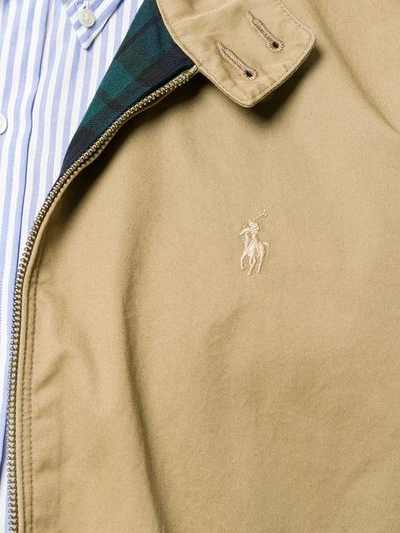 Shop Polo Ralph Lauren Mockneck Zipped Jacket
