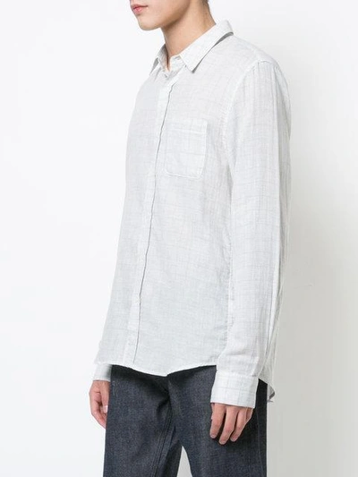 Shop Odin Enu Long-sleeve Shirt In Grey