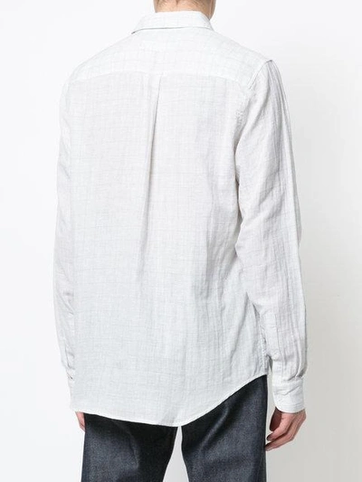 Shop Odin Enu Long-sleeve Shirt In Grey