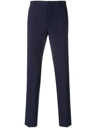 Shop Prada Slim Tailored Trousers