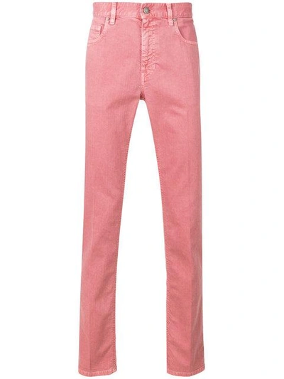 Shop Z Zegna Straight-leg Jeans - Pink