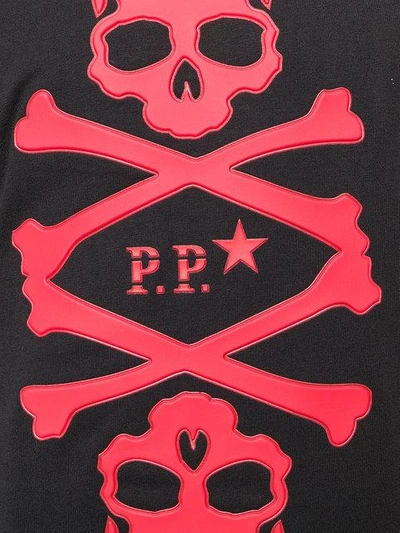 Shop Philipp Plein Skull Patch T-shirt