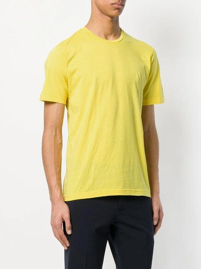 Shop Aspesi Short Sleeved T In Yellow & Orange